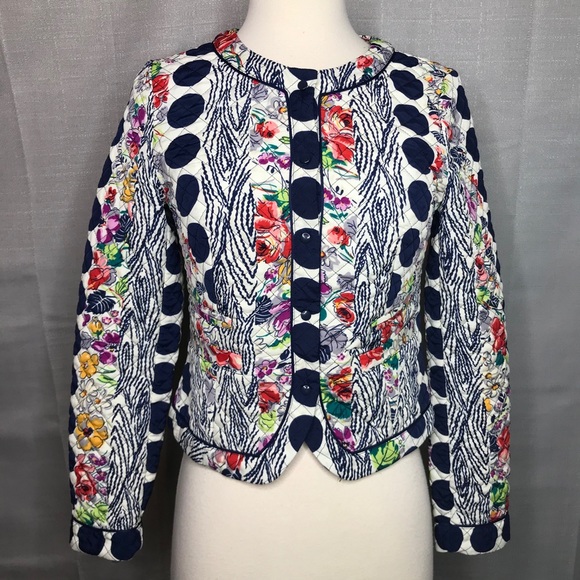 Anthropologie Jackets & Blazers - Anthropologie Isani Salta Quilted Dot Jacket Sz 2